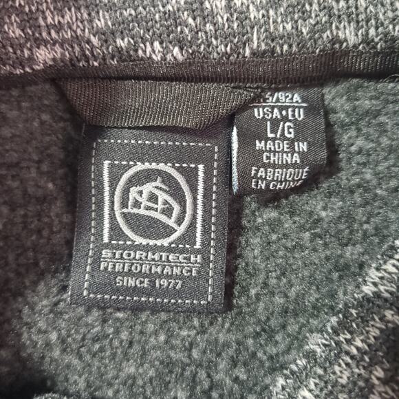 Stormtech Performance LS Full Zip Soft Heathered Grey Fleece Jacket Mens Large - Picture 12 of 16